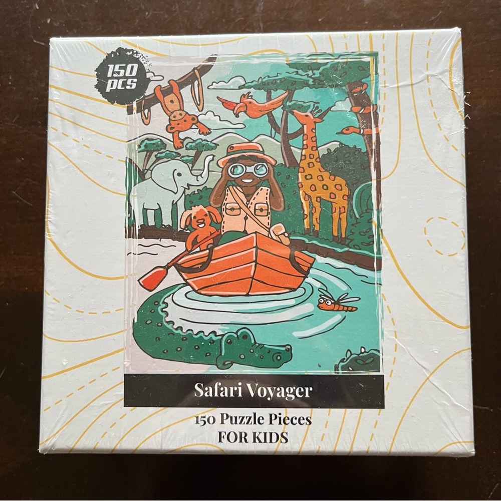 Safari Voyager 150 piece puzzle for kids, new